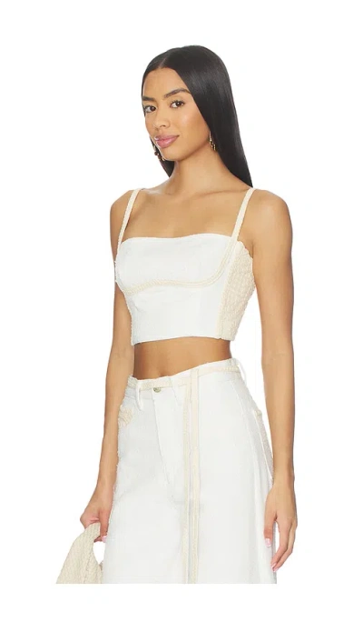 Sabina Musayev Tasha Top In White