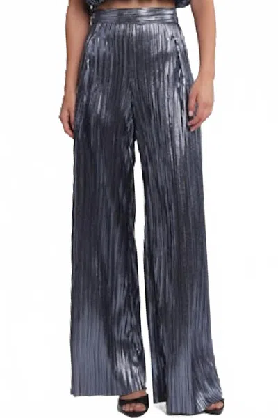 Sabina Musayev Tio Wide Leg Pants In Steel Blue
