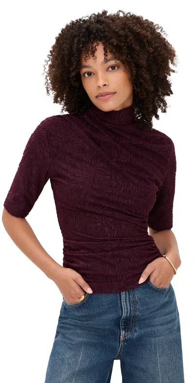 Sabina Musayev Tyla Top Bordeaux In Burgundy