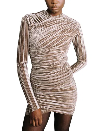 Sabina Musayev Ursa Mini Dress In Neutral