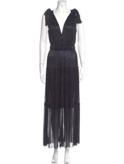 Pre-owned Sabina Musayev V-neck Long Dress