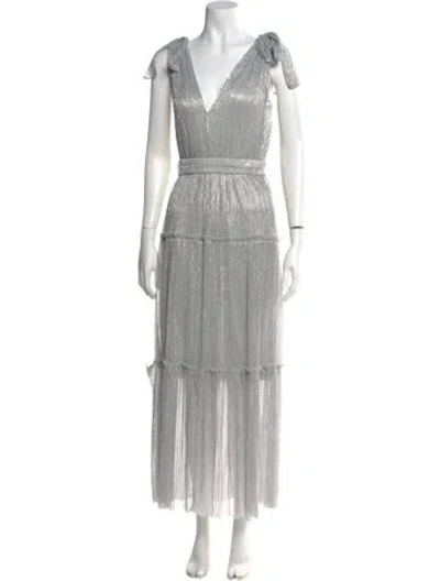 Pre-owned Sabina Musayev V-neck Long Dress