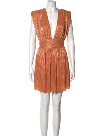 Pre-owned Sabina Musayev V-neck Mini Dress