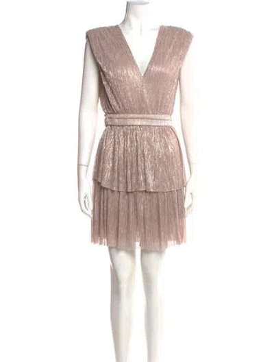 Pre-owned Sabina Musayev V-neck Mini Dress