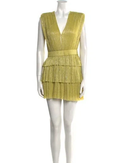 Pre-owned Sabina Musayev V-neck Mini Dress