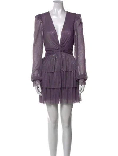 Pre-owned Sabina Musayev V-neck Mini Dress