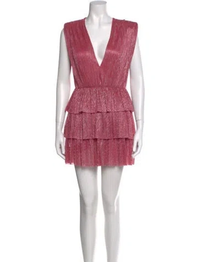 Pre-owned Sabina Musayev V-neck Mini Dress