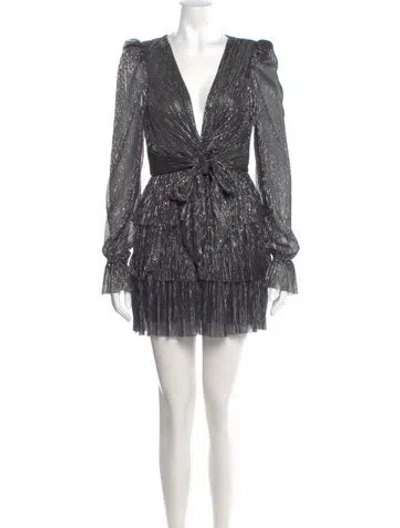 Pre-owned Sabina Musayev V-neck Mini Dress