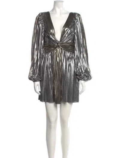 Pre-owned Sabina Musayev V-neck Mini Dress