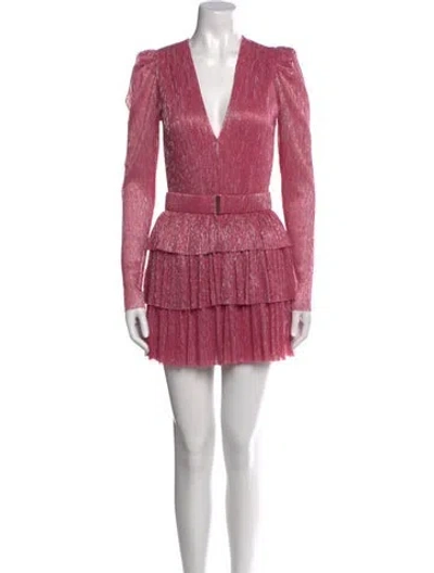 Pre-owned Sabina Musayev V-neck Mini Dress W/ Tags