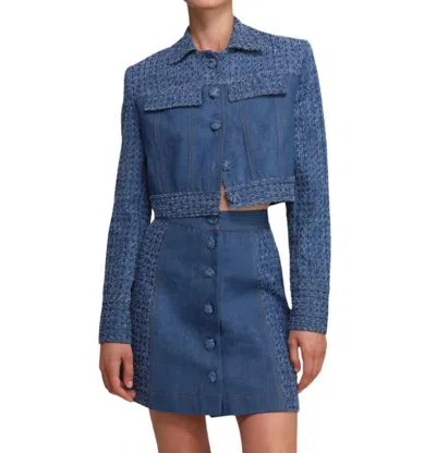 Sabina Musayev Willa Skirt In Dark Blue