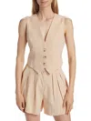Sabina Musayev Women's Alfonso Tailored Vest In Neutral