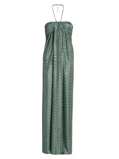 Sabina Musayev Women's Bruna Strapless Gown In Green