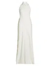 SABINA MUSAYEV WOMEN'S WHITNEY CROCHETED-BACK GOWN