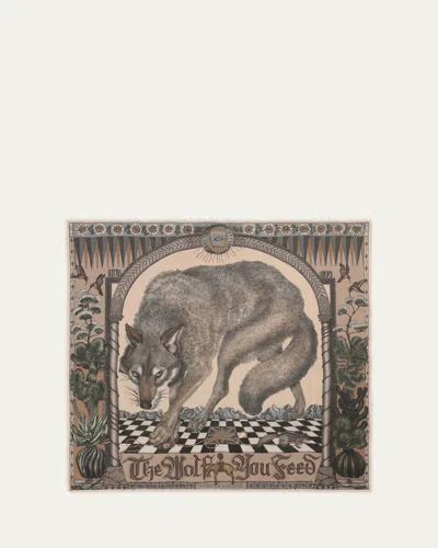 Sabina Savage The Wolf You Feed Cashmere Scarf