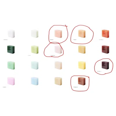Pre-owned Sabine Marcelis 5 Resin Samples In Beige