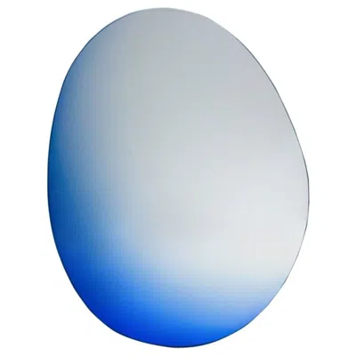 Pre-owned Sabine Marcelis Contemporary Blue Wall Mirror, Off Round Hue #3 By