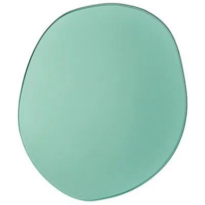 Pre-owned Sabine Marcelis Contemporary Seeing Glass Off Round Mirror By , Thin 850, Green