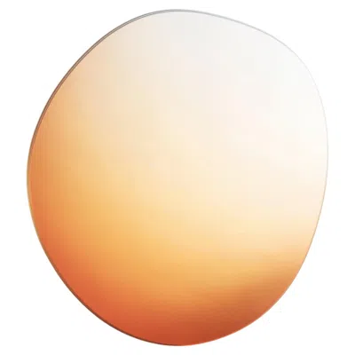 Pre-owned Sabine Marcelis Contemporary Yellow Mirror, Off Round Hue #1 By