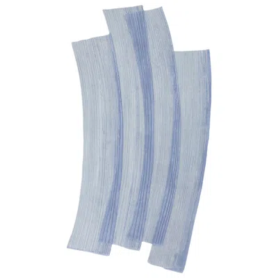 Pre-owned Sabine Marcelis Gesture Cc-tapis Stroke 1.0 Handmade Lilla Rug In Wool By  In Purple