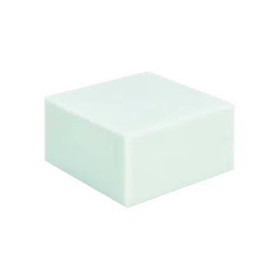 Pre-owned Sabine Marcelis Mint Candy Cube Contemporary Cocktail Table Single Cast Resin In Gray
