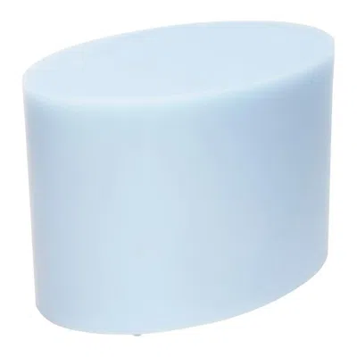 Pre-owned Sabine Marcelis Oval Side Table, Light Blue Cast Resin, Rotterdam, 2019