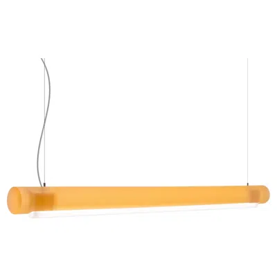 Pre-owned Sabine Marcelis Single Aura Suspension Light By  In Apricot In Orange