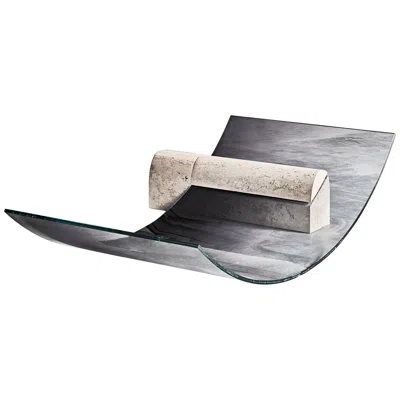 Pre-owned Sabine Marcelis Single Chaise Lounge From The Series “no Fear Of Glass”, 2019 In Gray