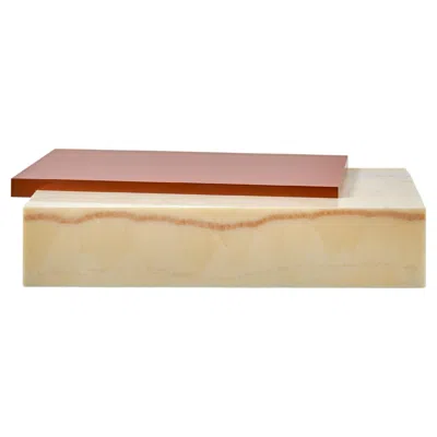 Pre-owned Sabine Marcelis 'stacked Collection' Coffee Table For Side In Sand