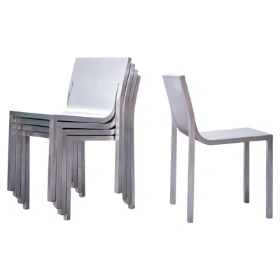 Pre-owned Sabine Marcelis , Stedelijk Chair, Set Of 3, Aluminium, Modernist, 2024 In Gray