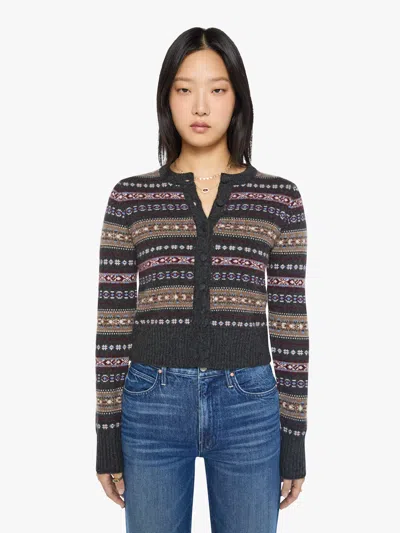 Sablyn Aline Cardigan Asphalt Heather Multi Shirt In Black - Size X-small