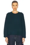 Shop Sablyn Alston Boyfriend Crewneck Sweater In Compass