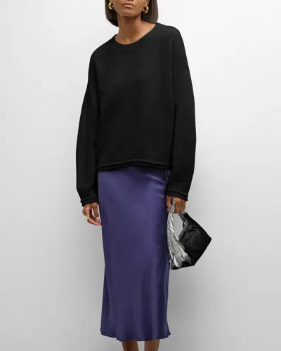 Sablyn Alston Cashmere Boyfriend Sweater In Black