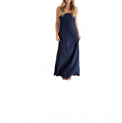 Sablyn Arden Strapless Maxi Dress In Midnight Blue