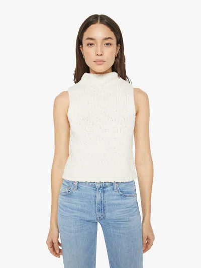 SABLYN ATTICUS ROLL NECK CROPPED TANK TOP GARDENIA