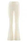 Sablyn Tory Burch Bailey Flared Pants In Panna