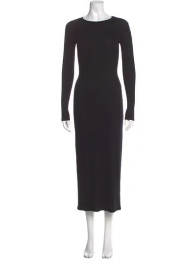 Pre-owned Sablyn Bateau Neckline Long Dress In Brown