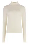 Sablyn Tory Burch Belle Cashmere Turtleneck Sweater In White