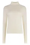 Sablyn Tory Burch Belle Cashmere Turtleneck Sweater In Beige