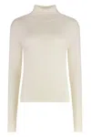 Sablyn Tory Burch Belle Cashmere Turtleneck Sweater In Ivory