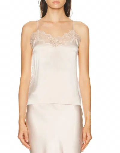 Sablyn Bobbi Lace Trim V-neck Cami In Gardenia In Neutral
