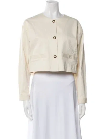 Pre-owned Sablyn Bolero In Neutral