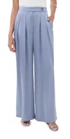 Sablyn Brooklyn C High Rise Double Pleat Trousers Dusty Periwinkle