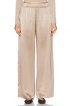 Sablyn Brynn High Rise Pull On Wide Leg Pant In Eco Gravel