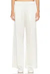 Sablyn Brynn High Rise Pull On Wide Leg Pant In Gardenia
