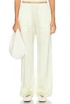 Sablyn Brynn Wide Leg Pant In Pale Citron