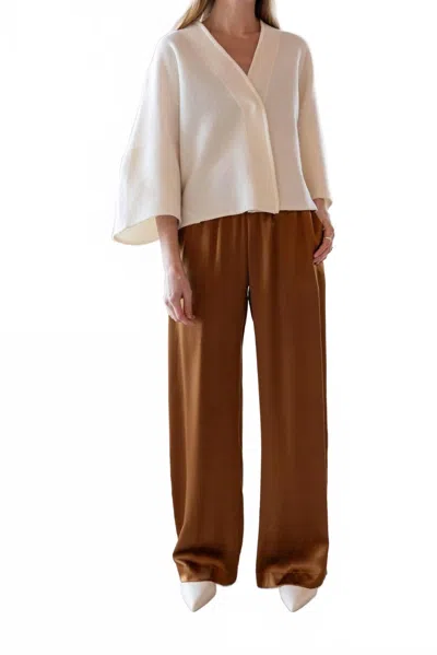 Sablyn Brynn Wide Leg Pants In Brown