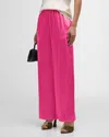 SABLYN BRYNN WIDE-LEG SILK PANTS