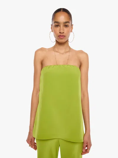Sablyn Camden Strapless Top Chartruese In Blue