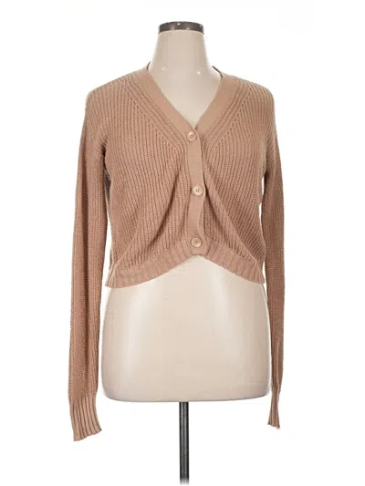 Pre-owned Sablyn Cardigan Sweater In Tan